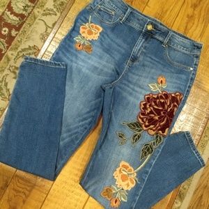 Chico's Applique Jeggings